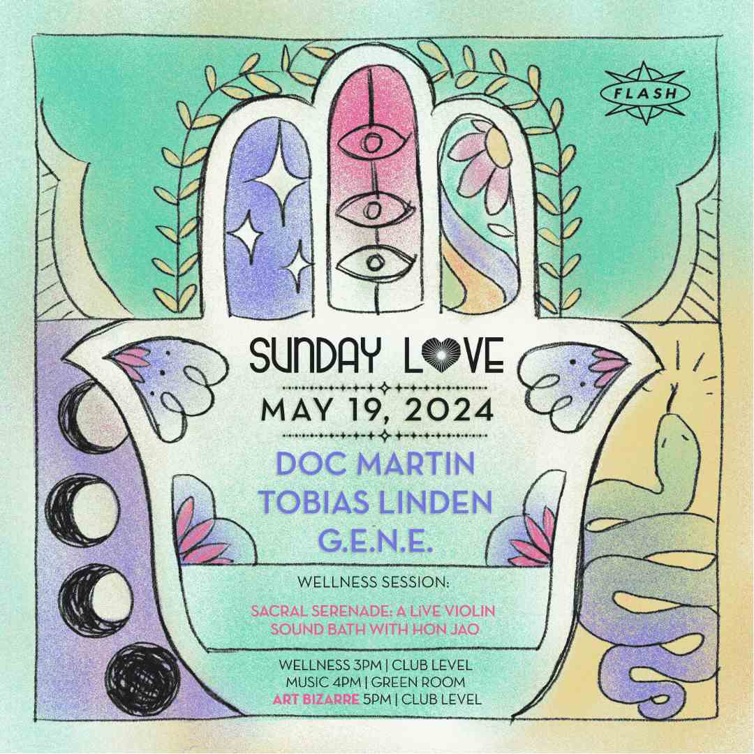 Sunday Love: Doc Martin - Tobias Lindén - G.E.N.E. event flyer