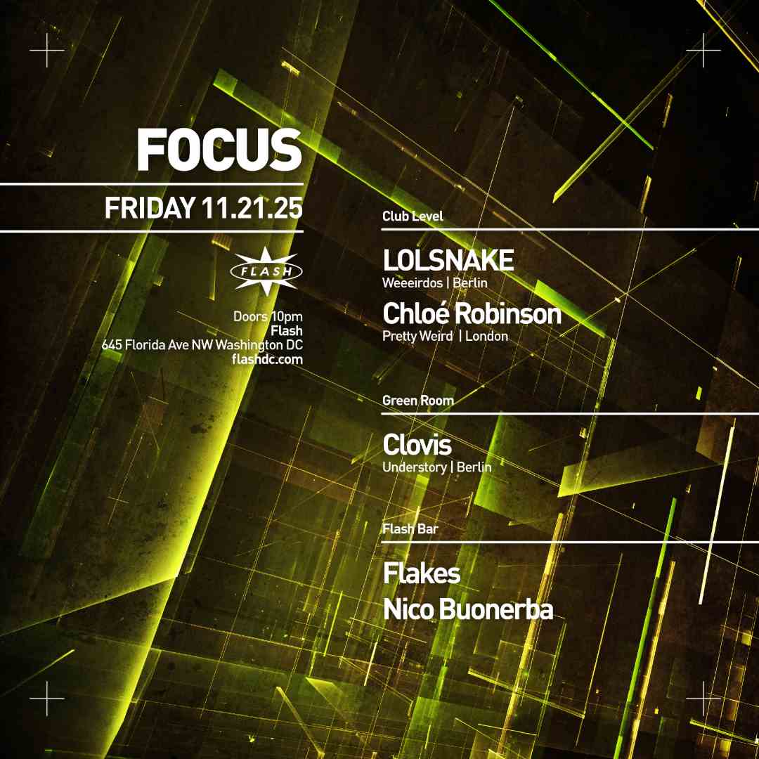 FOCUS: LOLSNAKE - Chloé Robinson event flyer