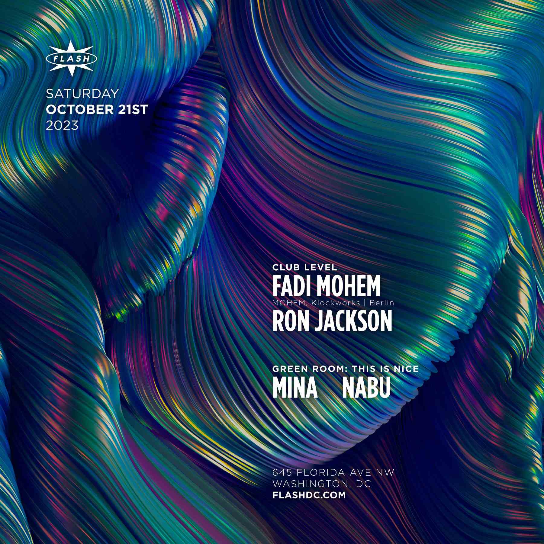 Fadi Mohem event flyer