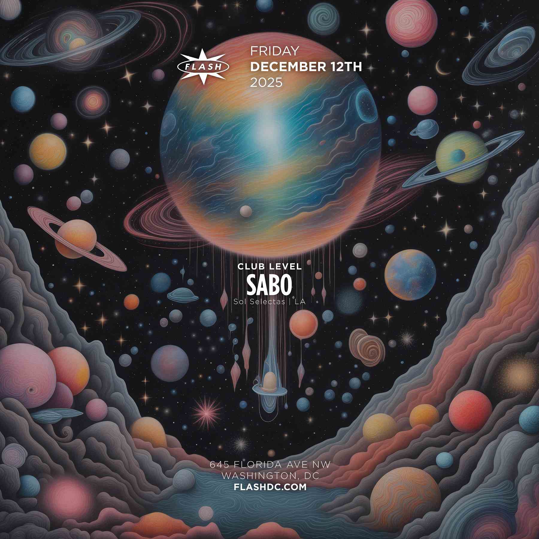 Sabo event flyer