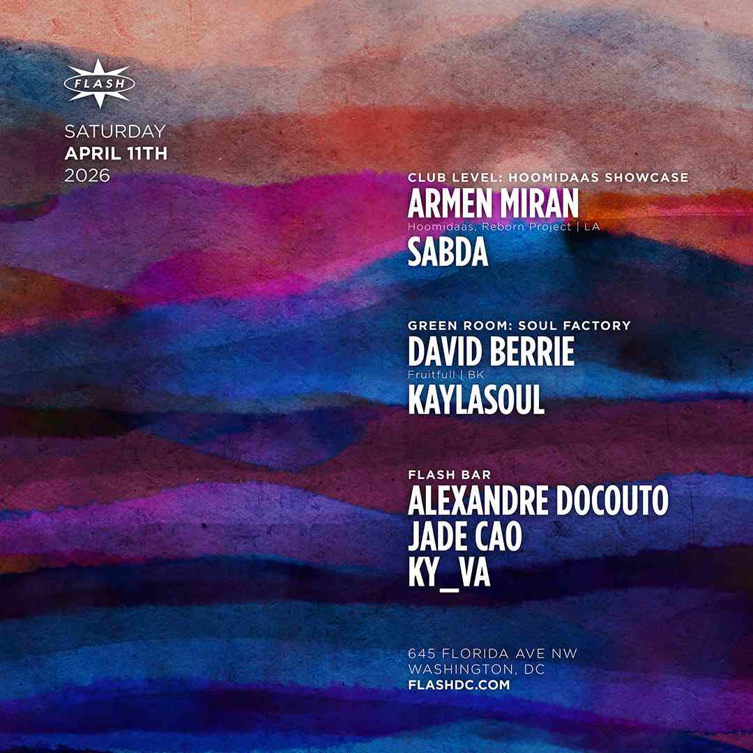 Armen Miran event flyer