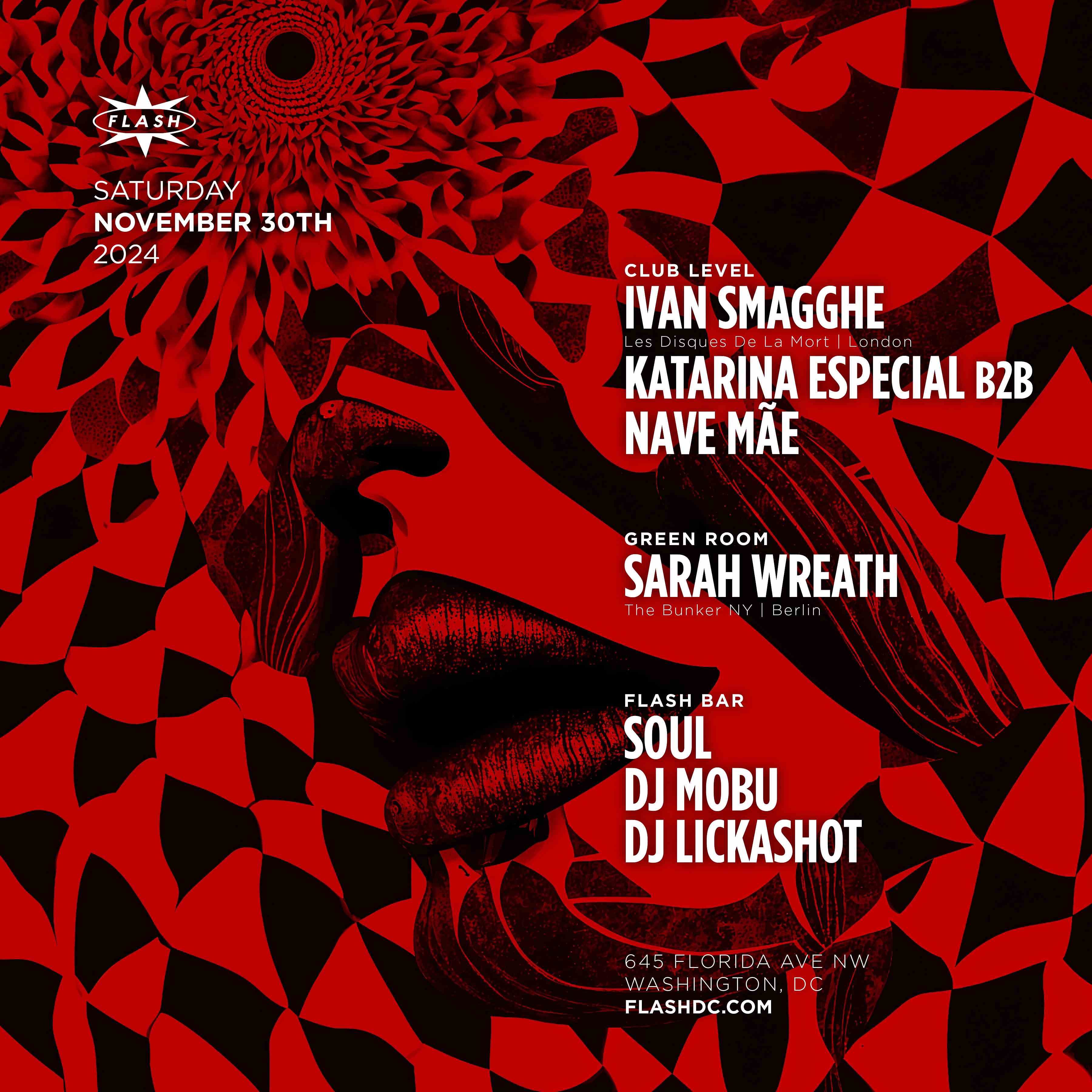 Ivan Smagghe - Sarah Wreath event flyer