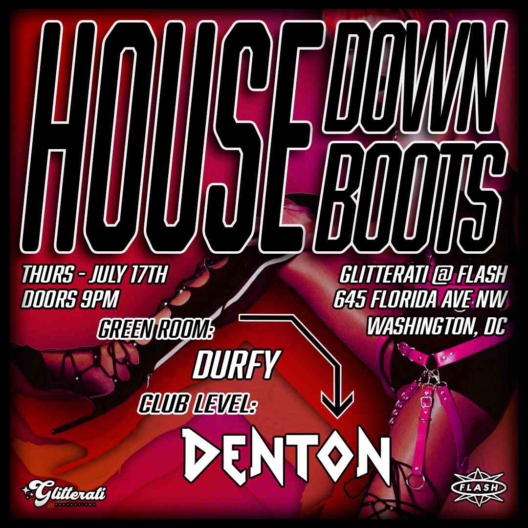 House Down Boots: Matt Denton event flyer