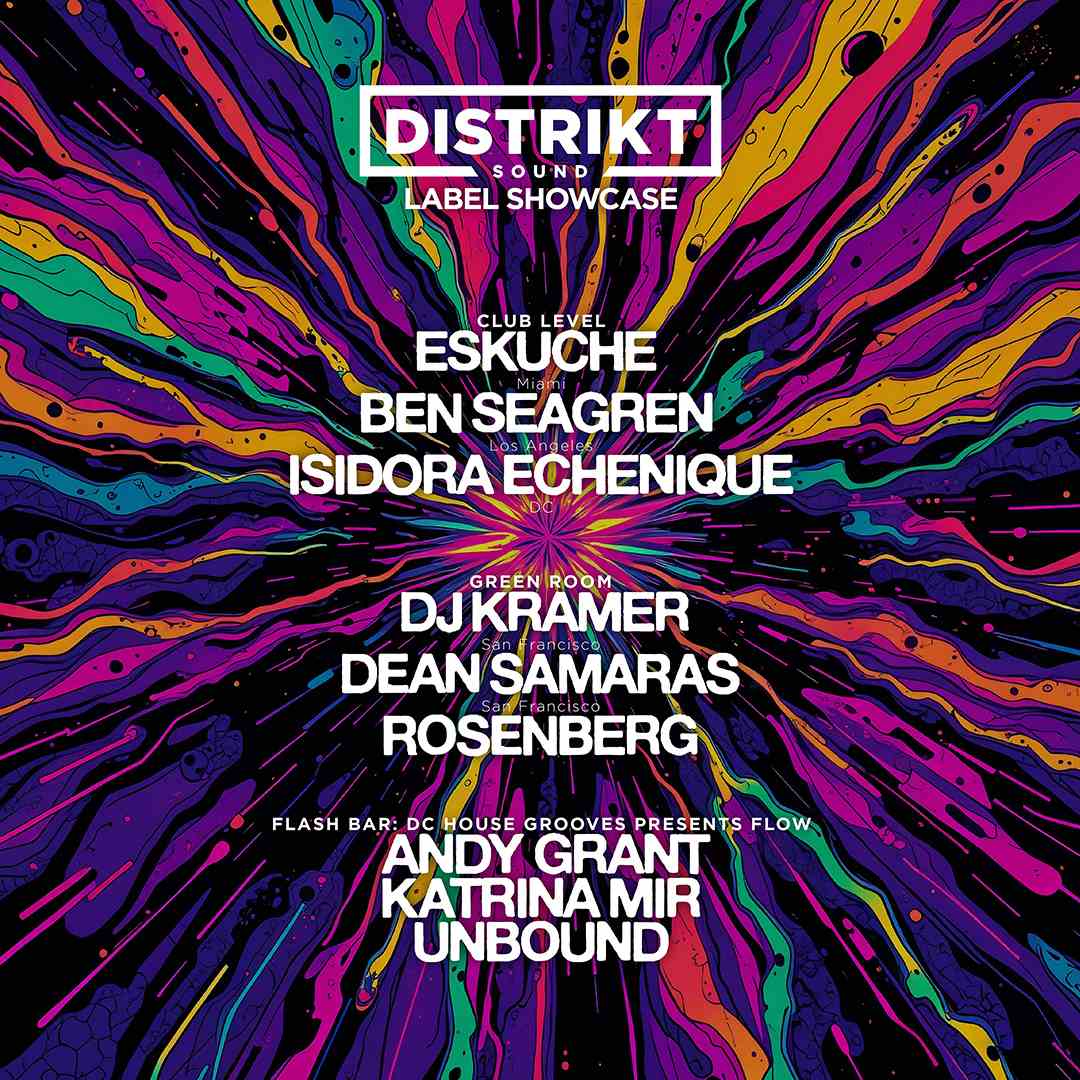 DISTRIKT: Eskuche - Ben Seagren event flyer