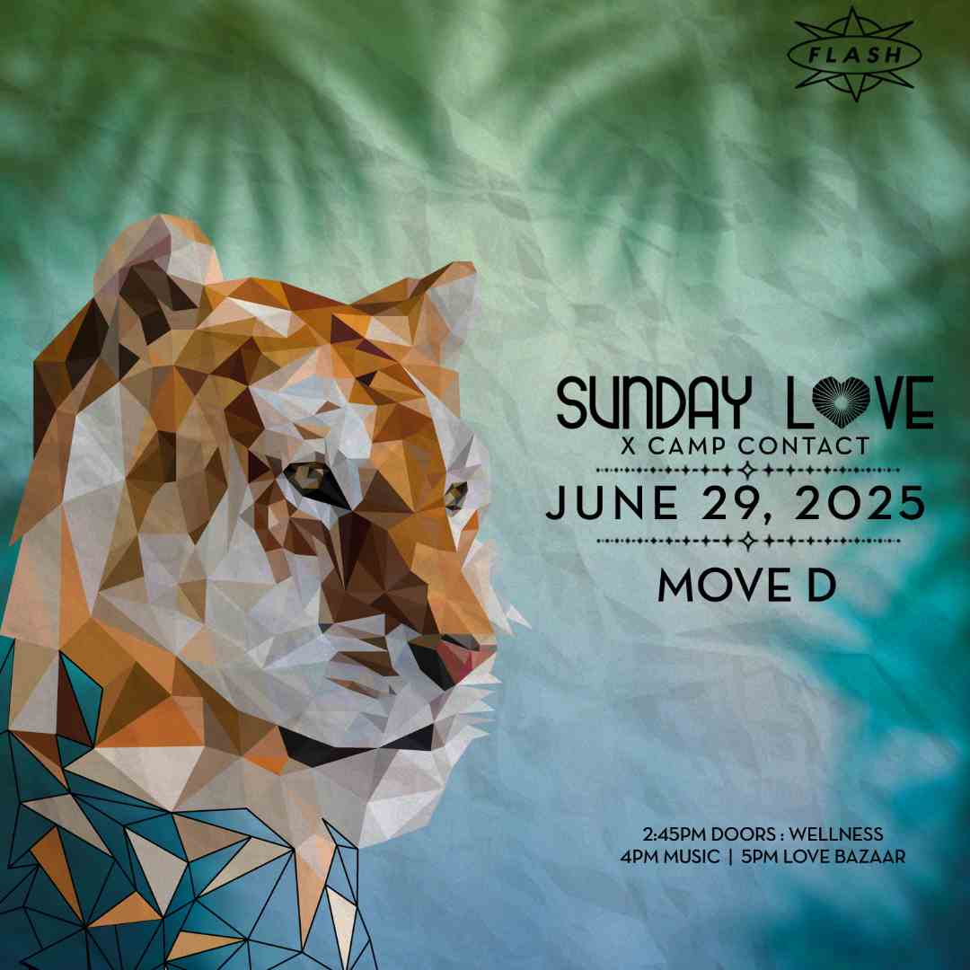 Sunday Love x Camp Contact: Move D event flyer