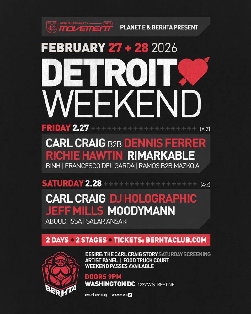 Detroit Love: Day 1 (Friday) event flyer