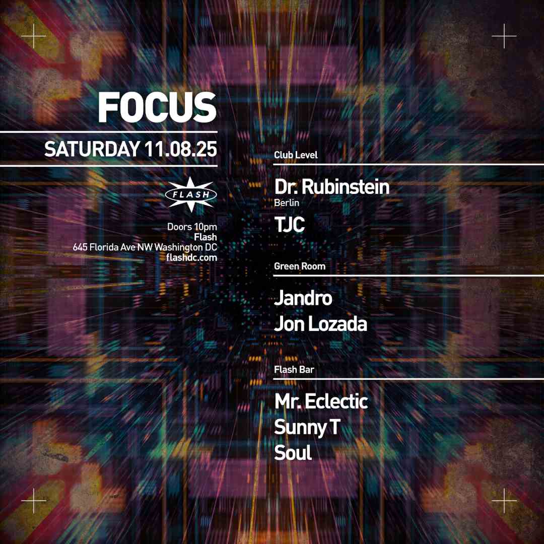 FOCUS: Dr. Rubinstein event flyer