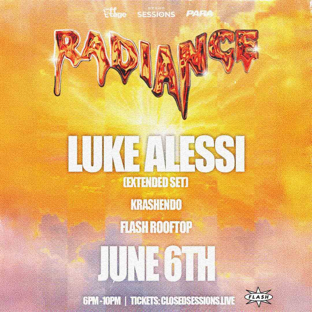 Luke Alessi (Extended Set) + Krashendo - A RADIANCE PRIDE CELEBRATION event flyer