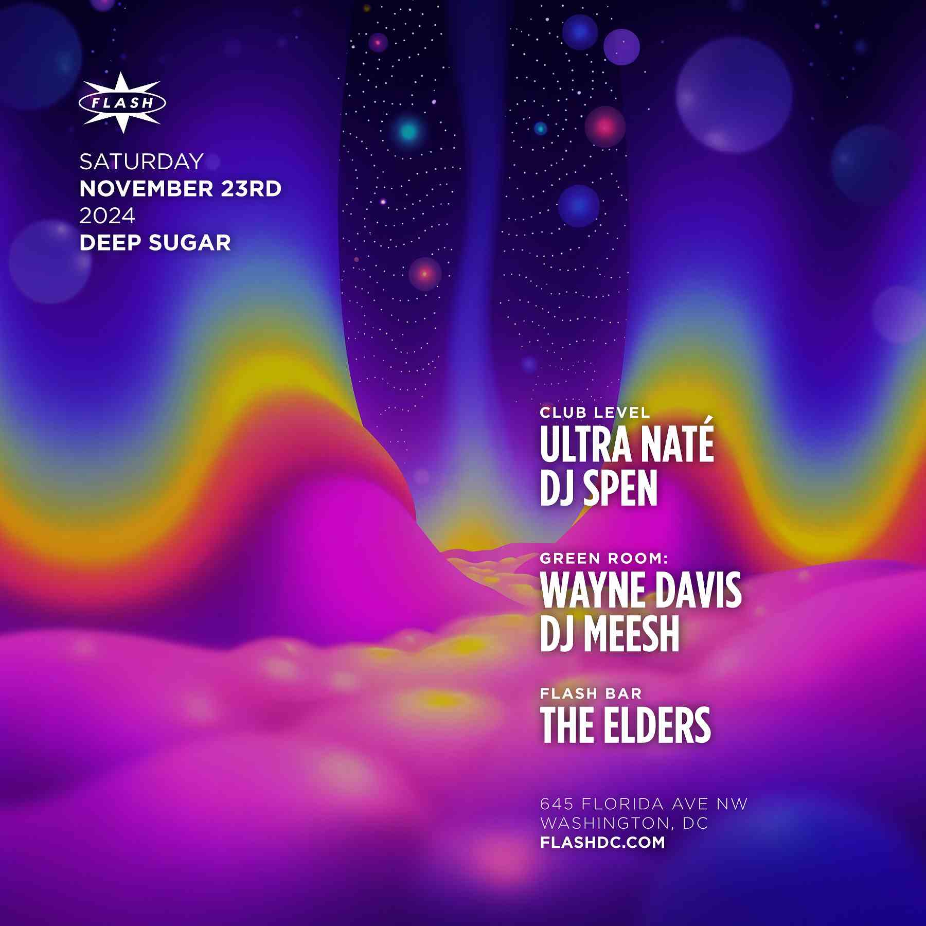 Deep Sugar: Ultra Naté b2b DJ Spen event flyer