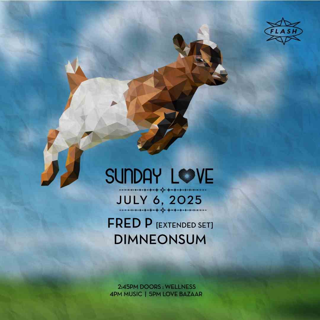 Sunday Love: Fred P [Extended Set] - dimneonsum event flyer