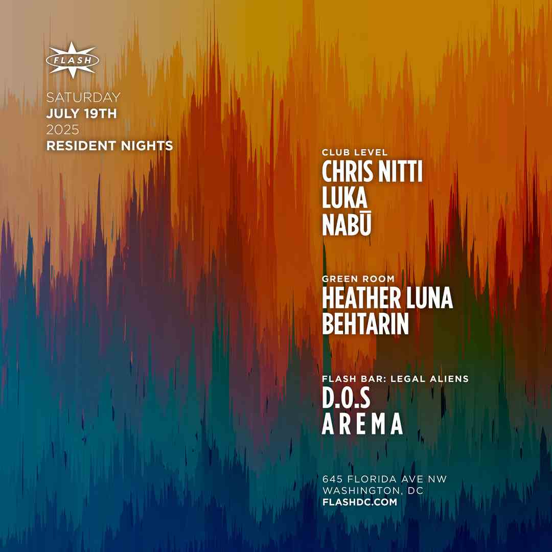 Resident Nights: Chris Nitti - Luka - NABŪ event flyer