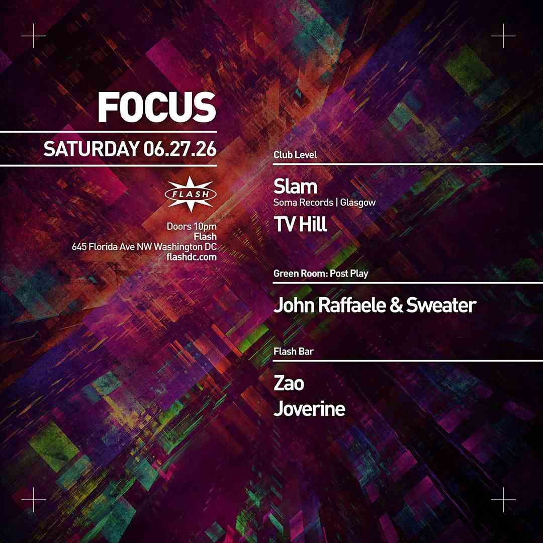 FOCUS: Slam event flyer