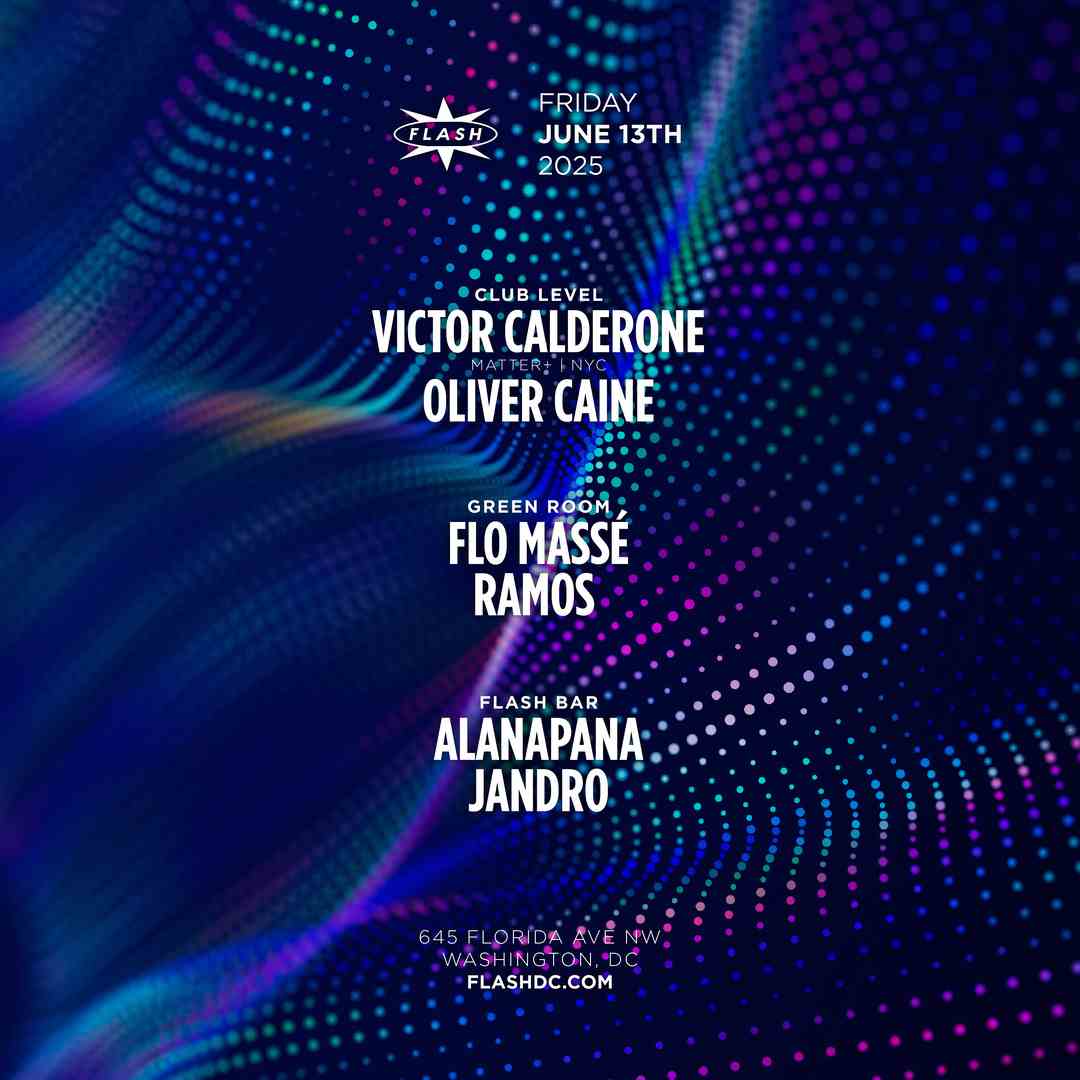Victor Calderone event flyer
