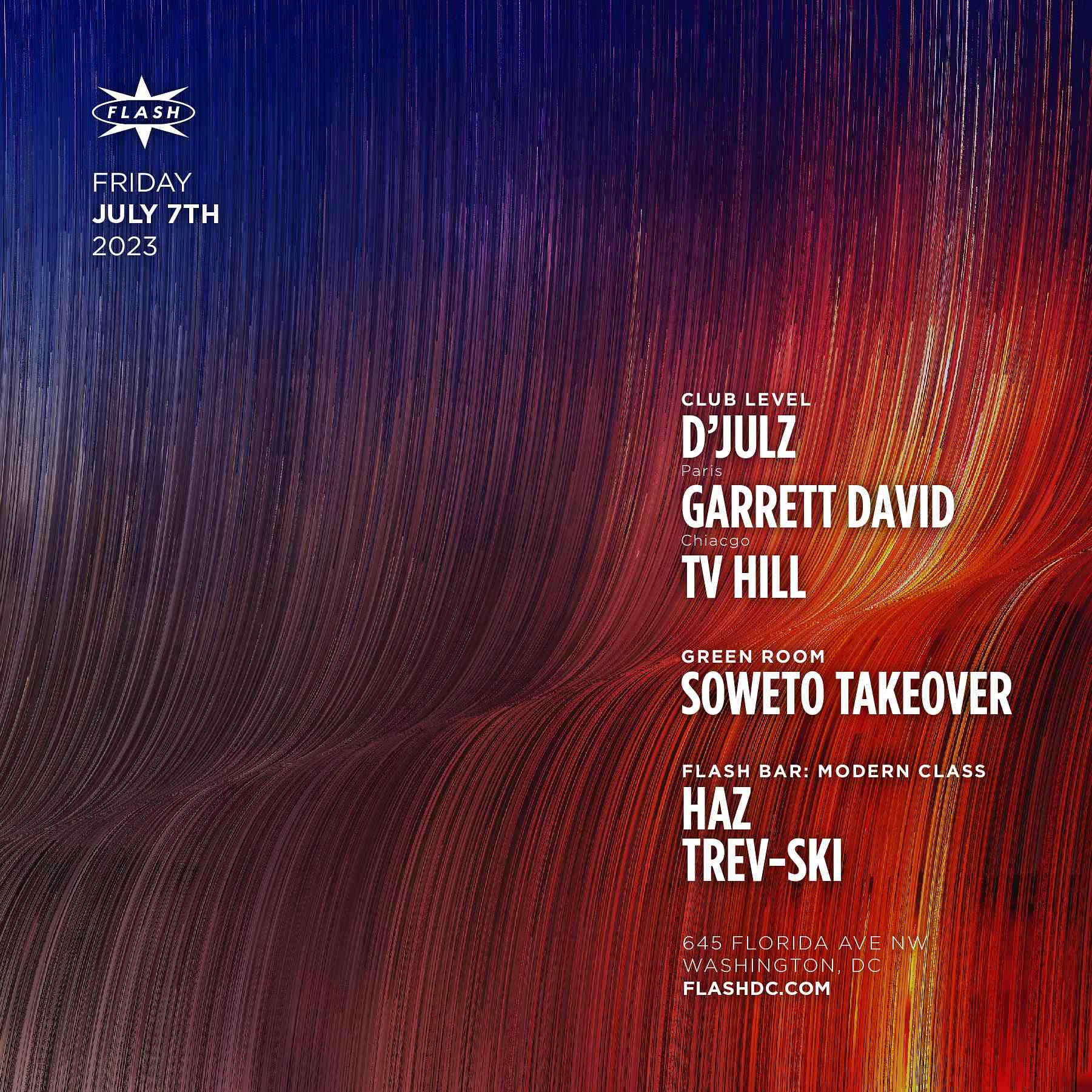 D’Julz - Garrett David event flyer