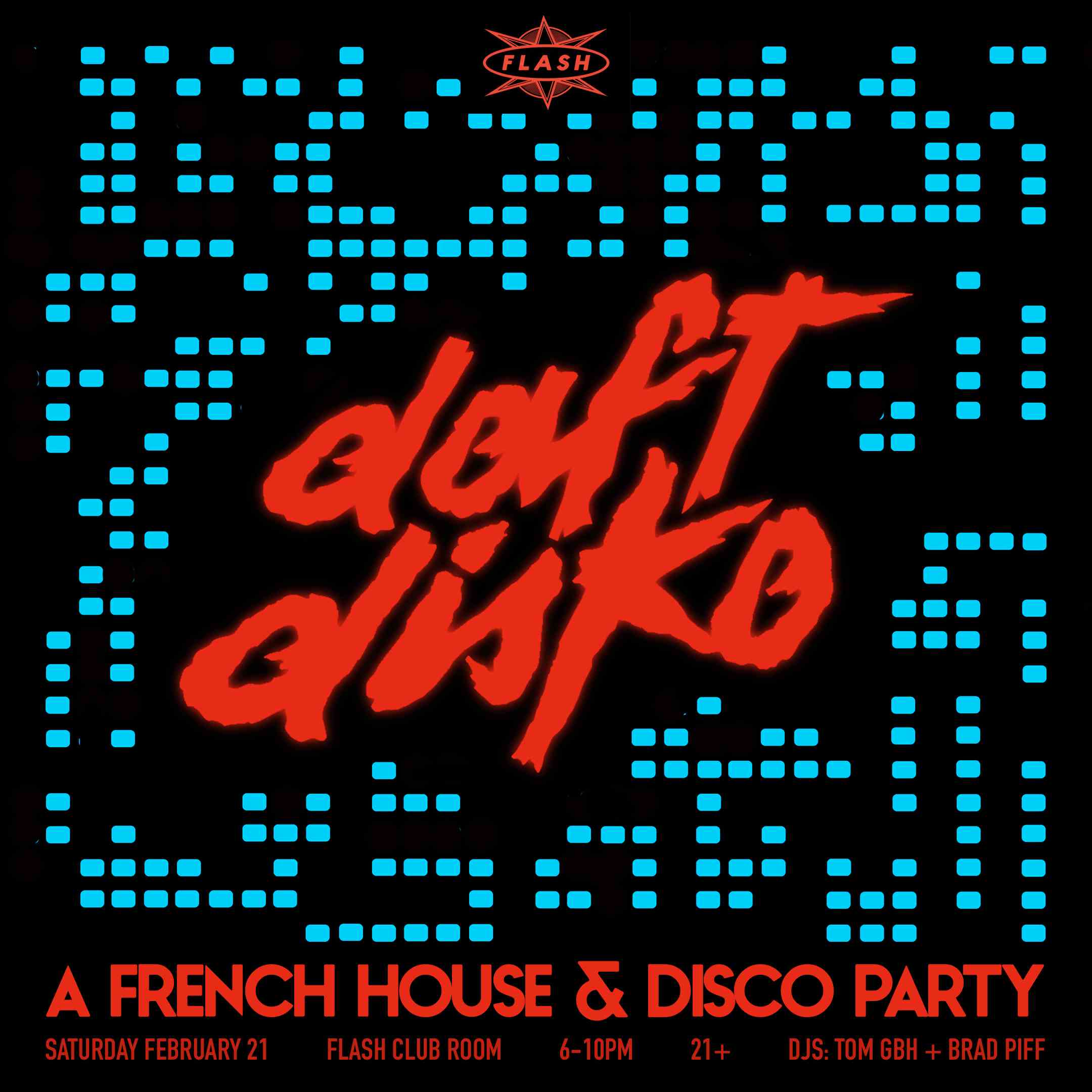Daft Disko at Flash (Club Room) event flyer
