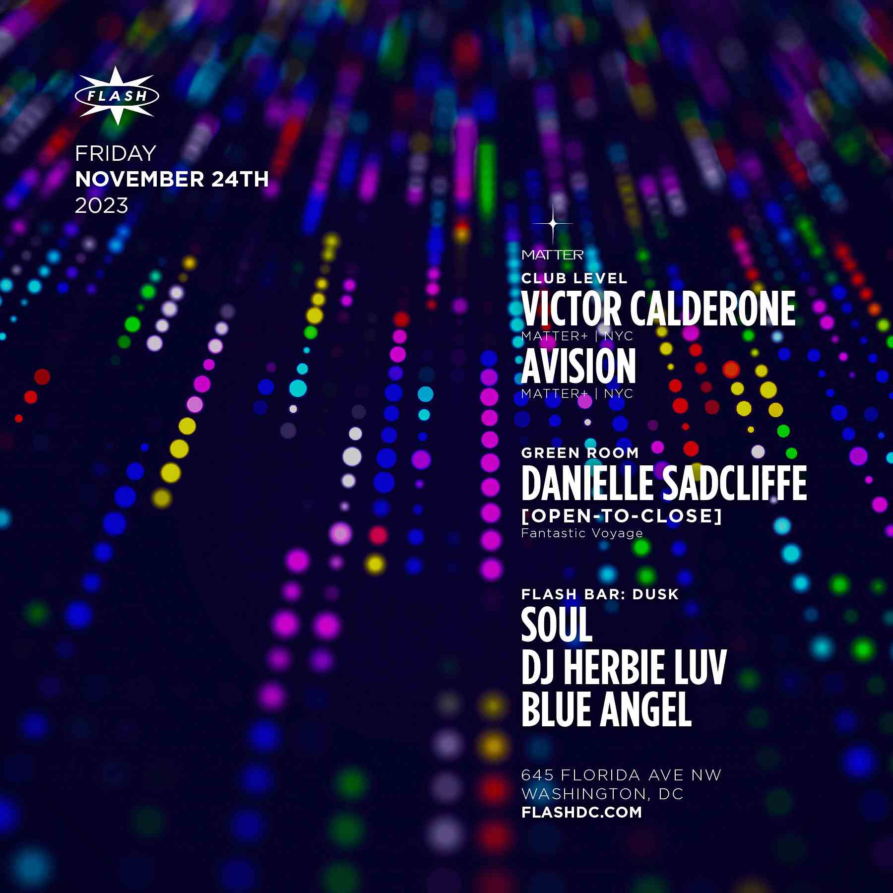 Victor Calderone - Avision  event flyer