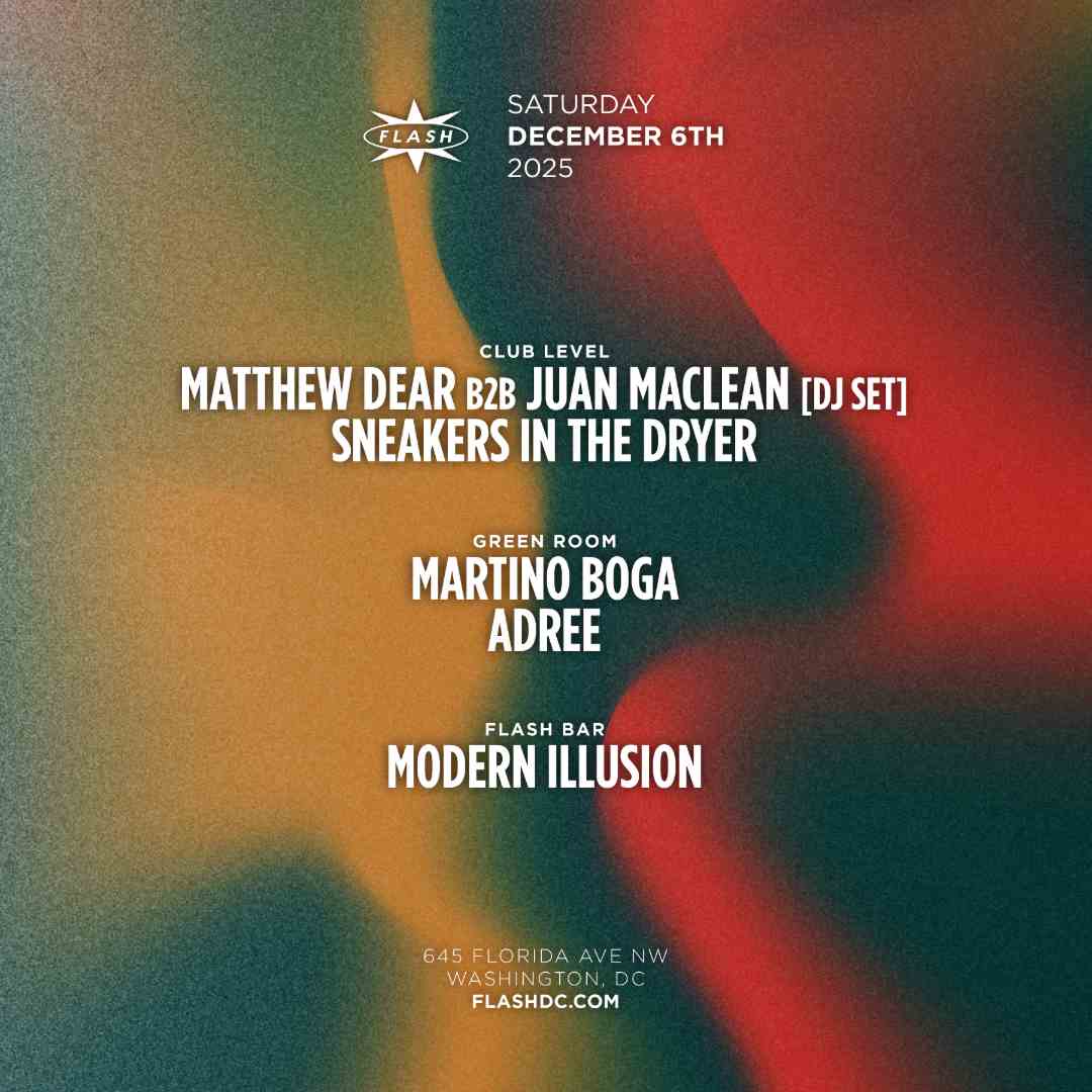 Matthew Dear b2b Juan Maclean [DJ Set] event flyer