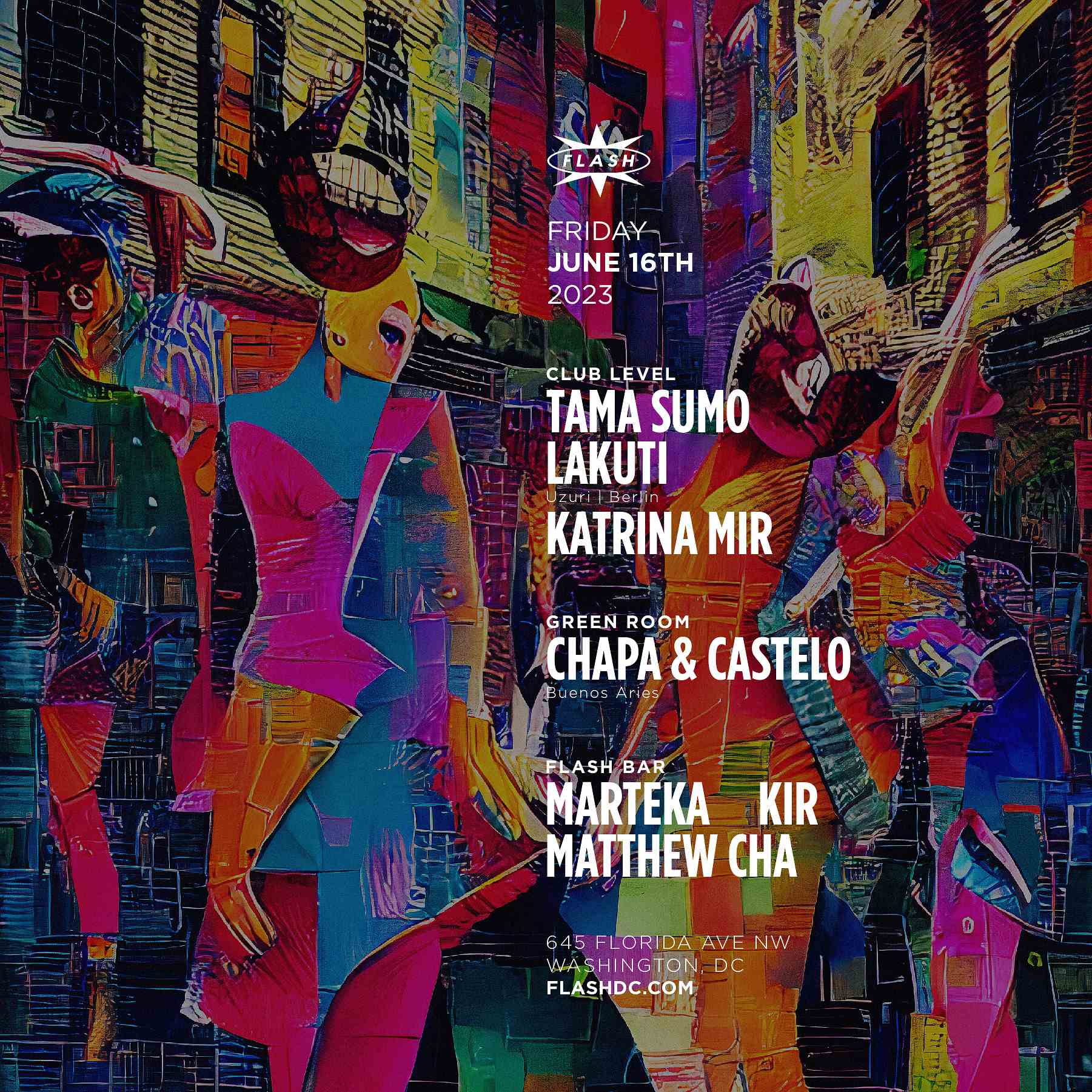 Tama Sumo & Lakuti - Chapa & Castelo event flyer