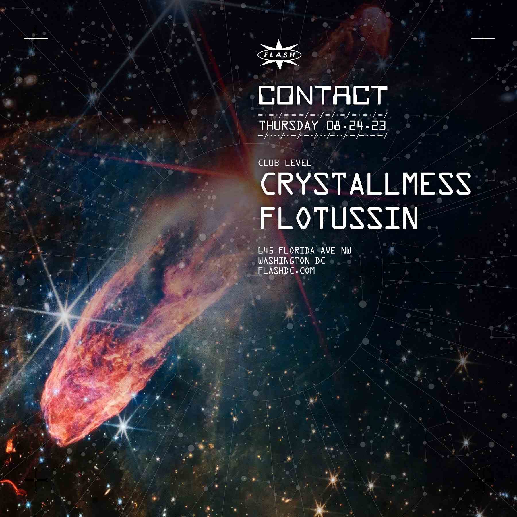 CONTACT: Crystallmess event flyer
