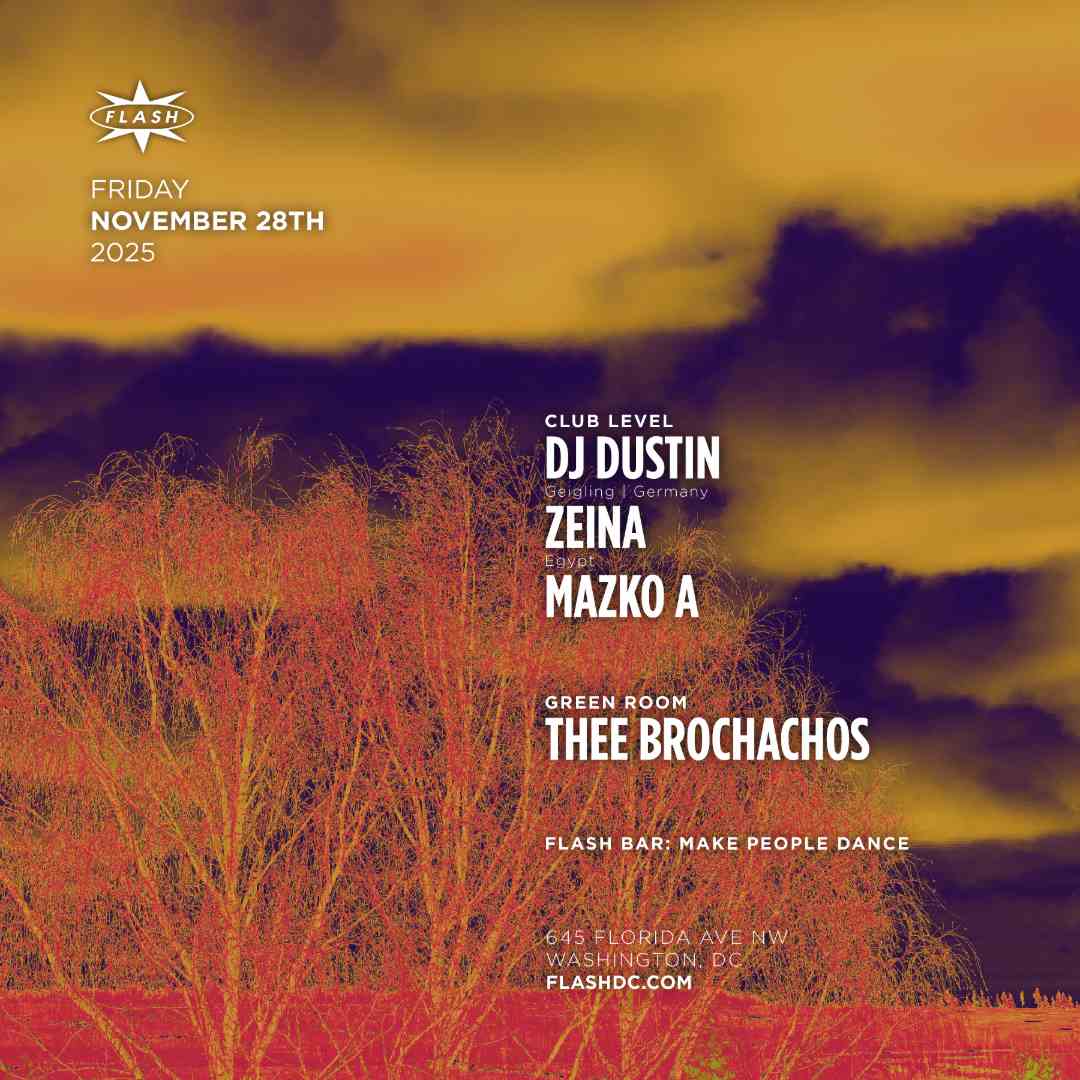 DJ Dustin - Zeina event flyer