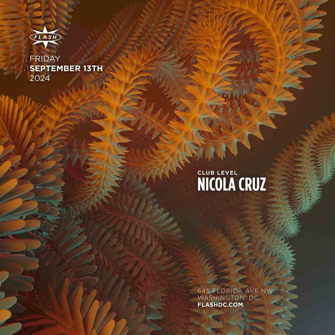 Nicola Cruz event flyer