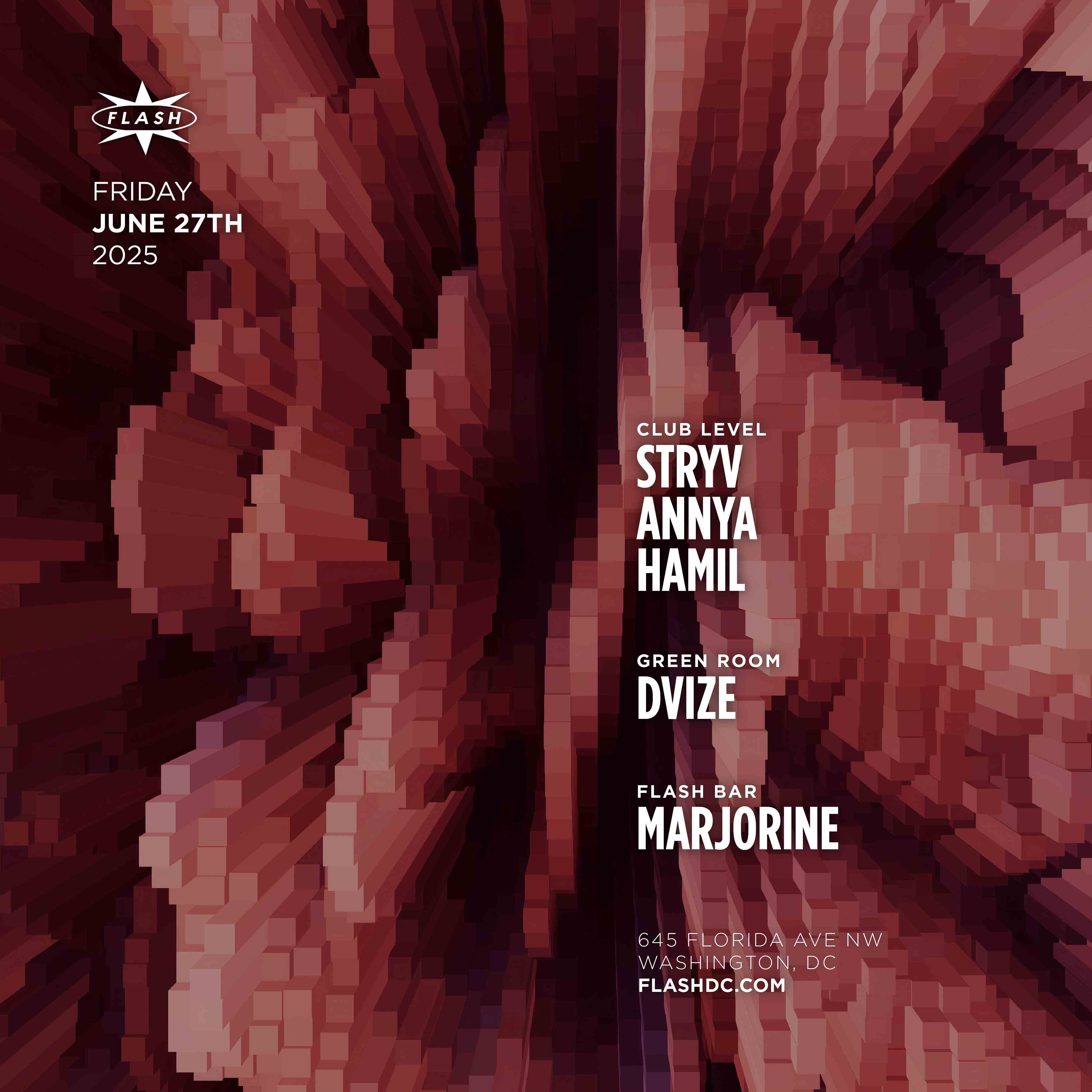 Stryv event flyer