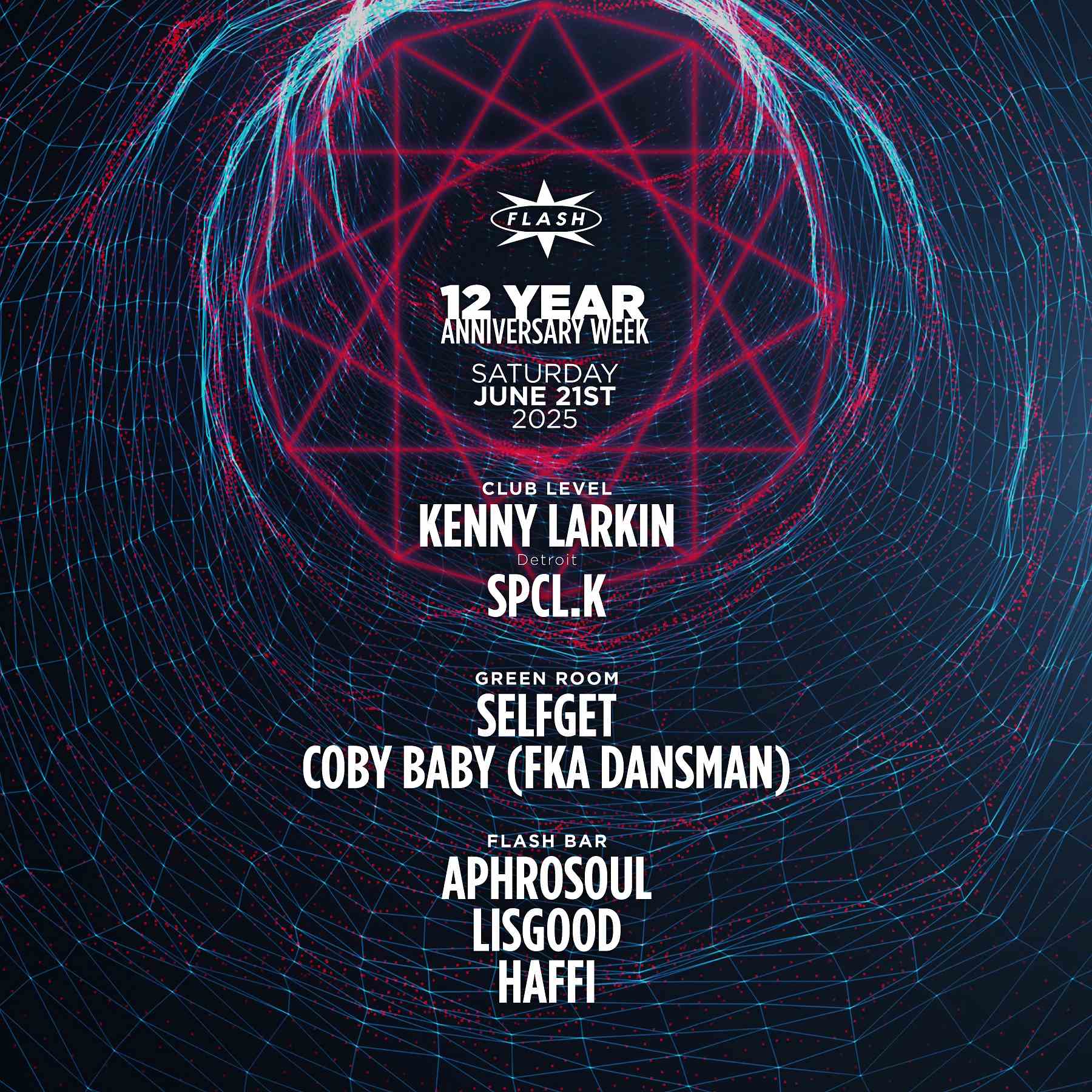 Kenny Larkin event flyer