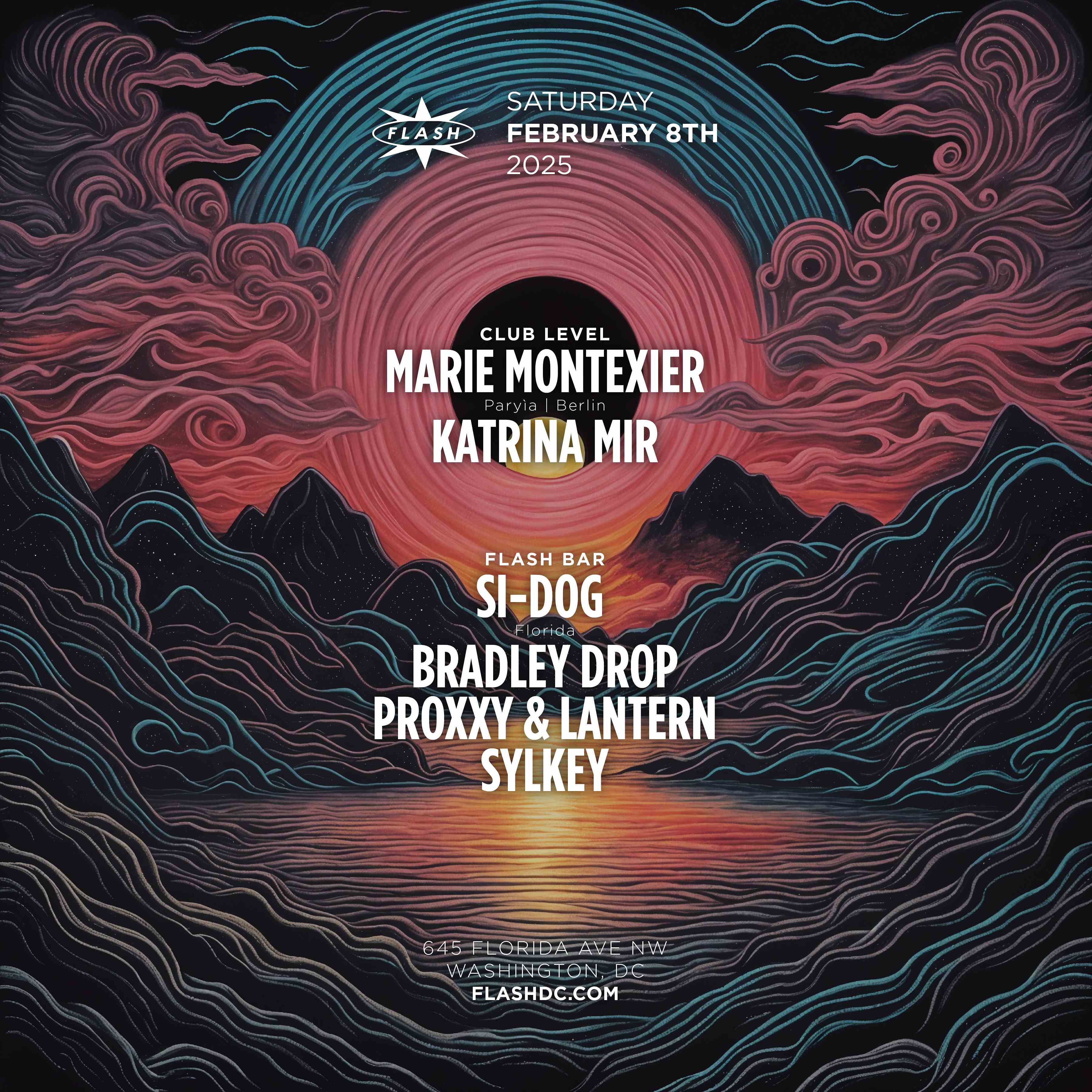 Marie Montexier event flyer