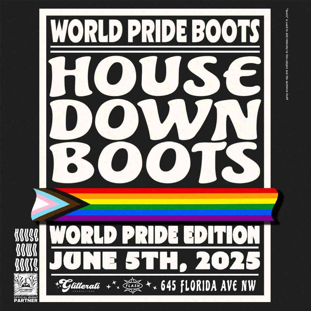 World Pride Boots event flyer