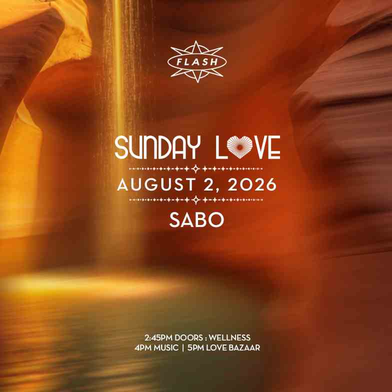 Sunday Love: Sabo event flyer