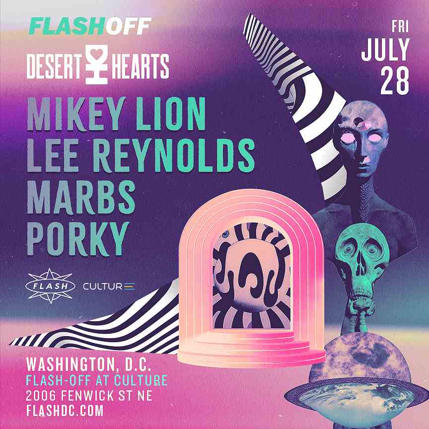 Flash-OFF: Desert Hearts at Culture event flyer