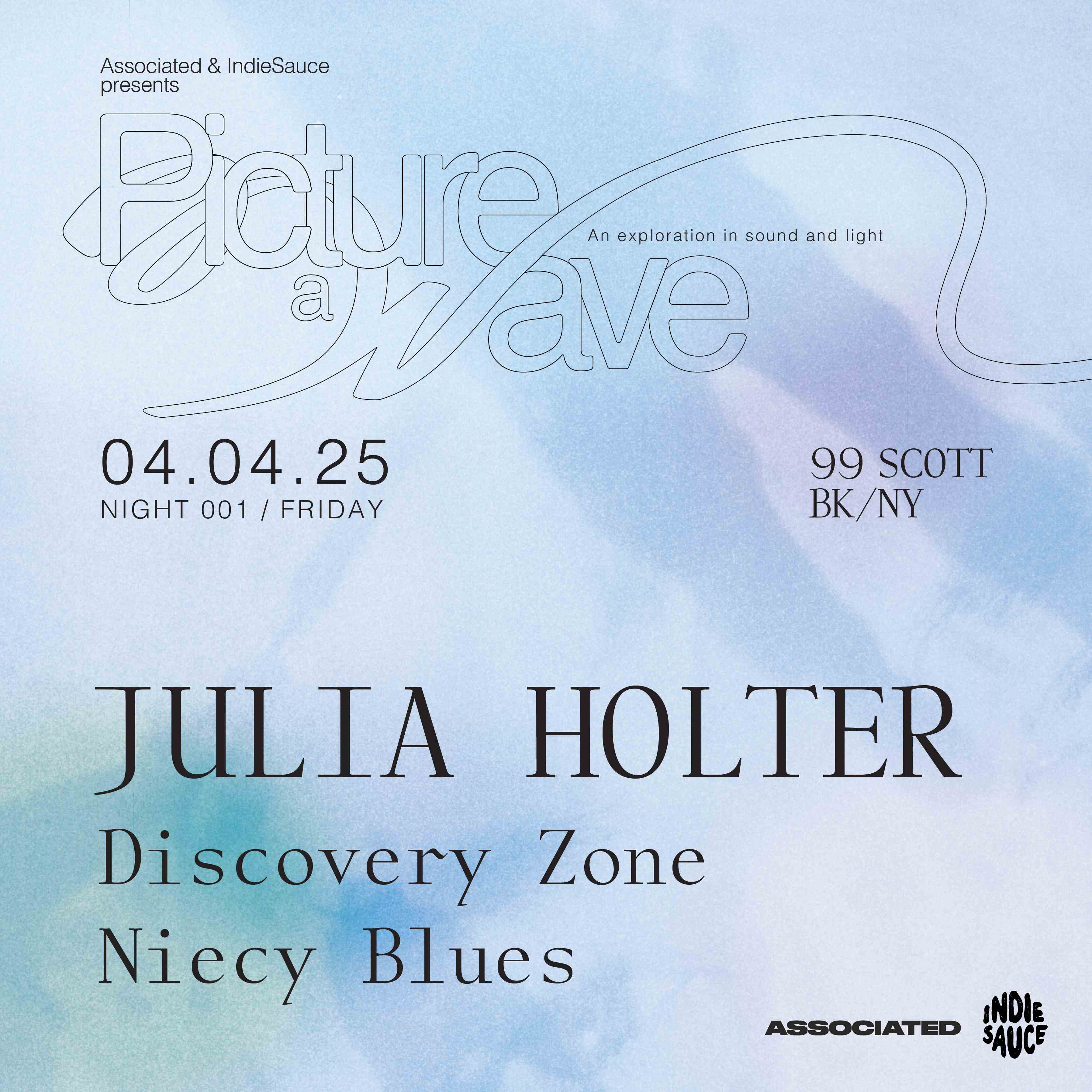 Picture a Wave: Julia Holter event flyer