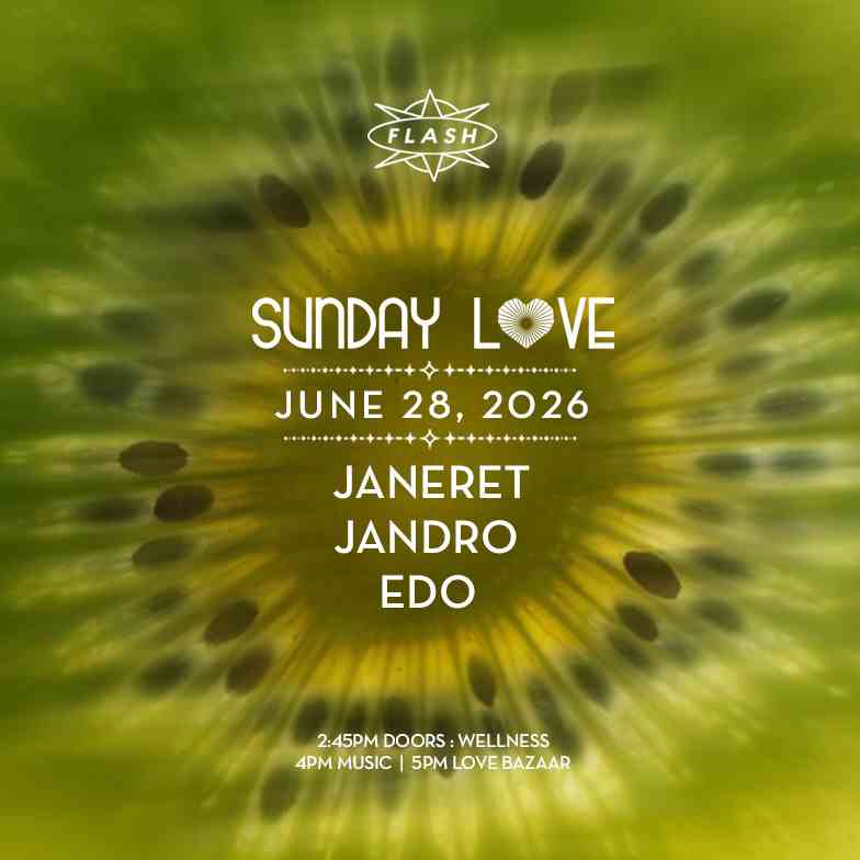 Sunday Love: Janeret - Jandro - Edo event flyer