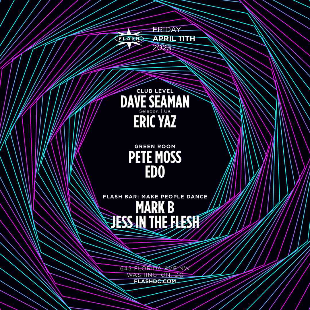 Dave Seaman event flyer