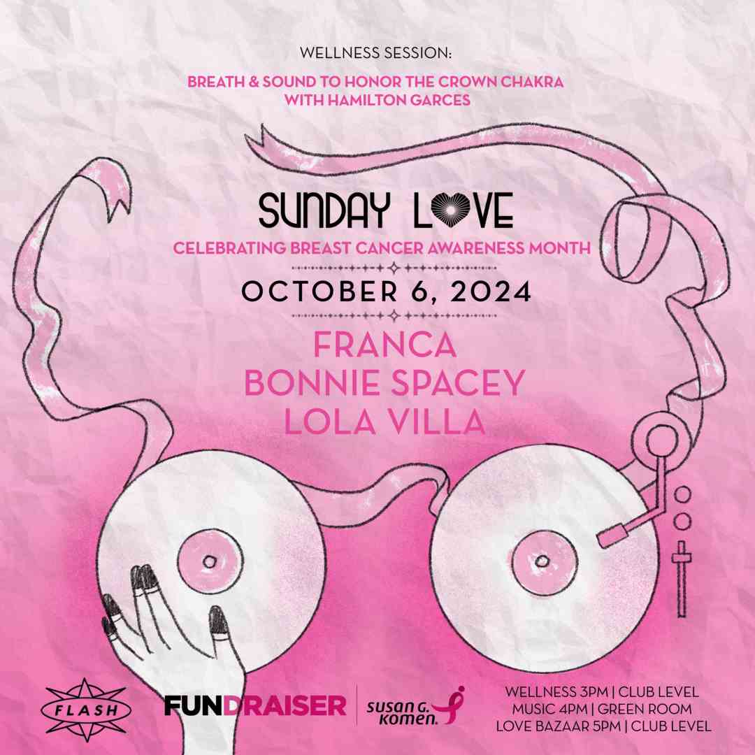 Sunday Love: Franca - Bonnie Spacey - Lola Villa event flyer