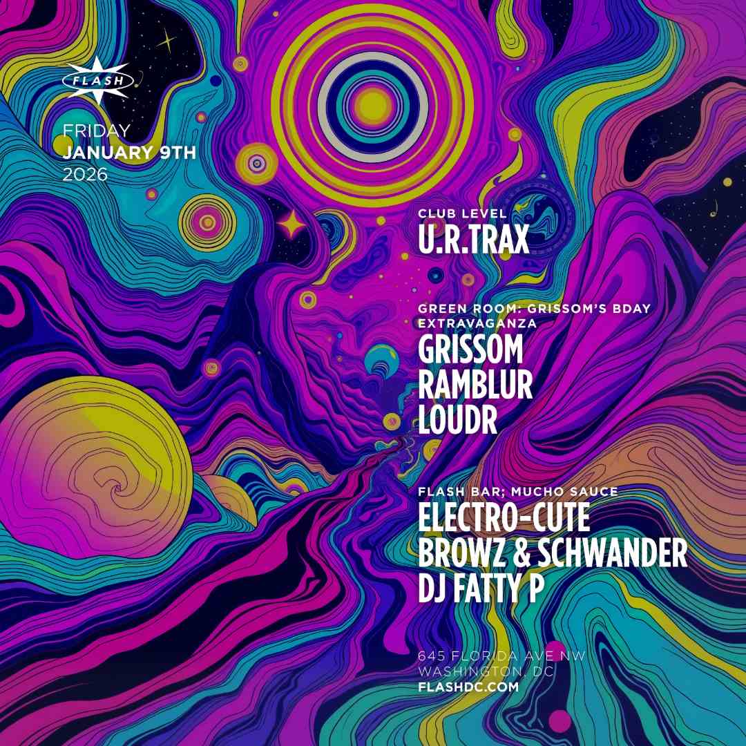 u.r.trax event flyer