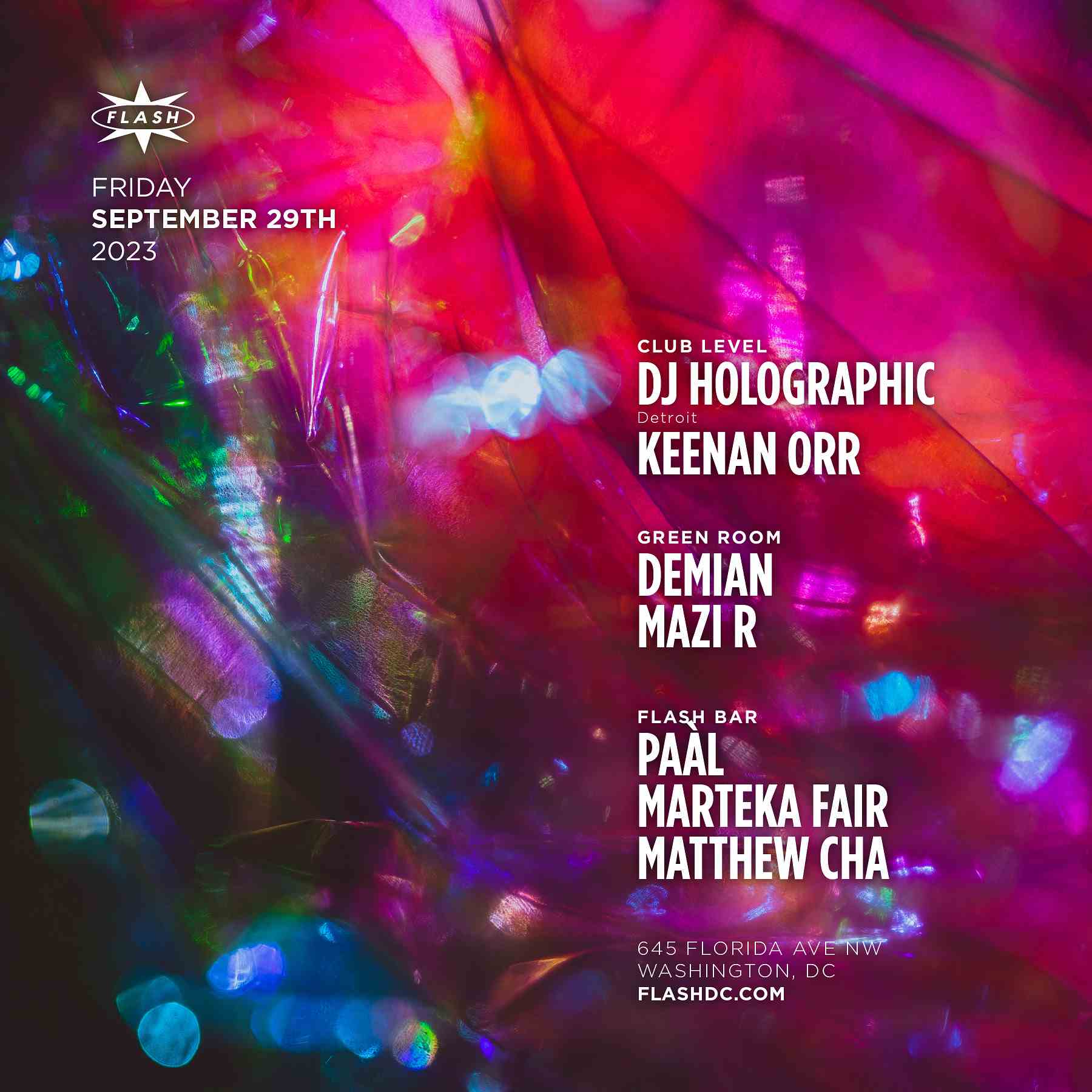 Event image for DJ Holographic - Keenan Orr
