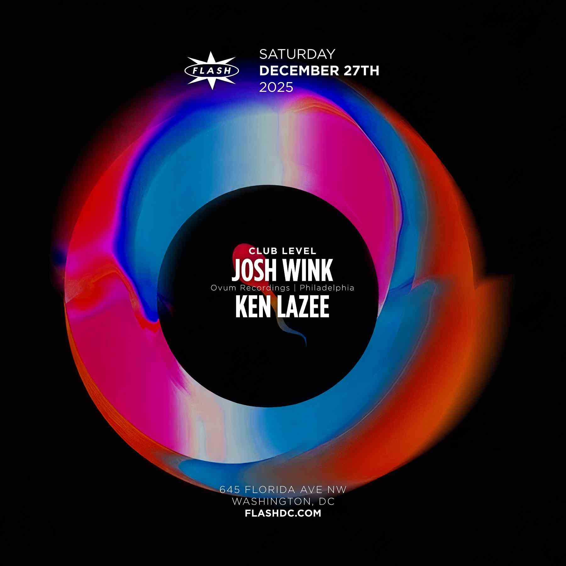 Josh Wink event flyer