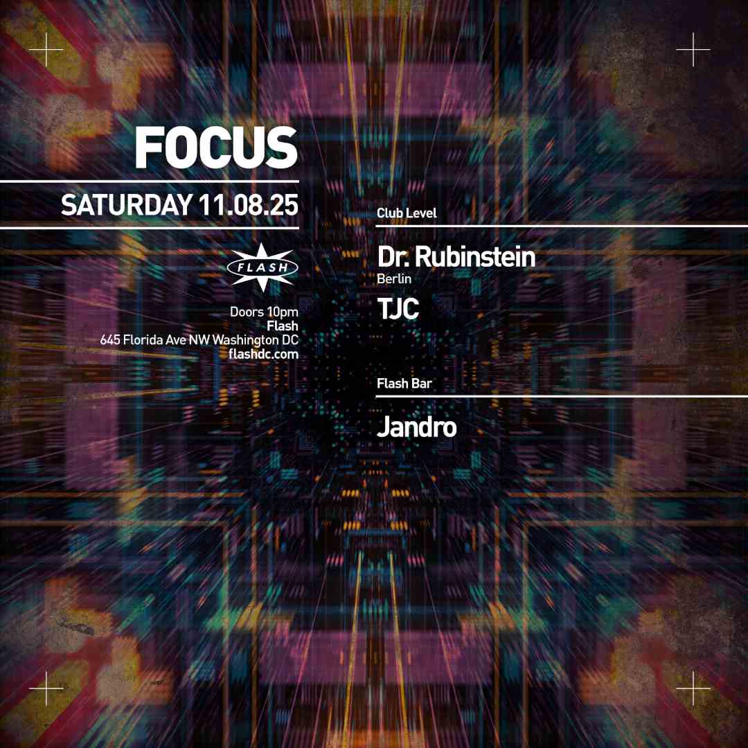 FOCUS: Dr. Rubinstein event flyer
