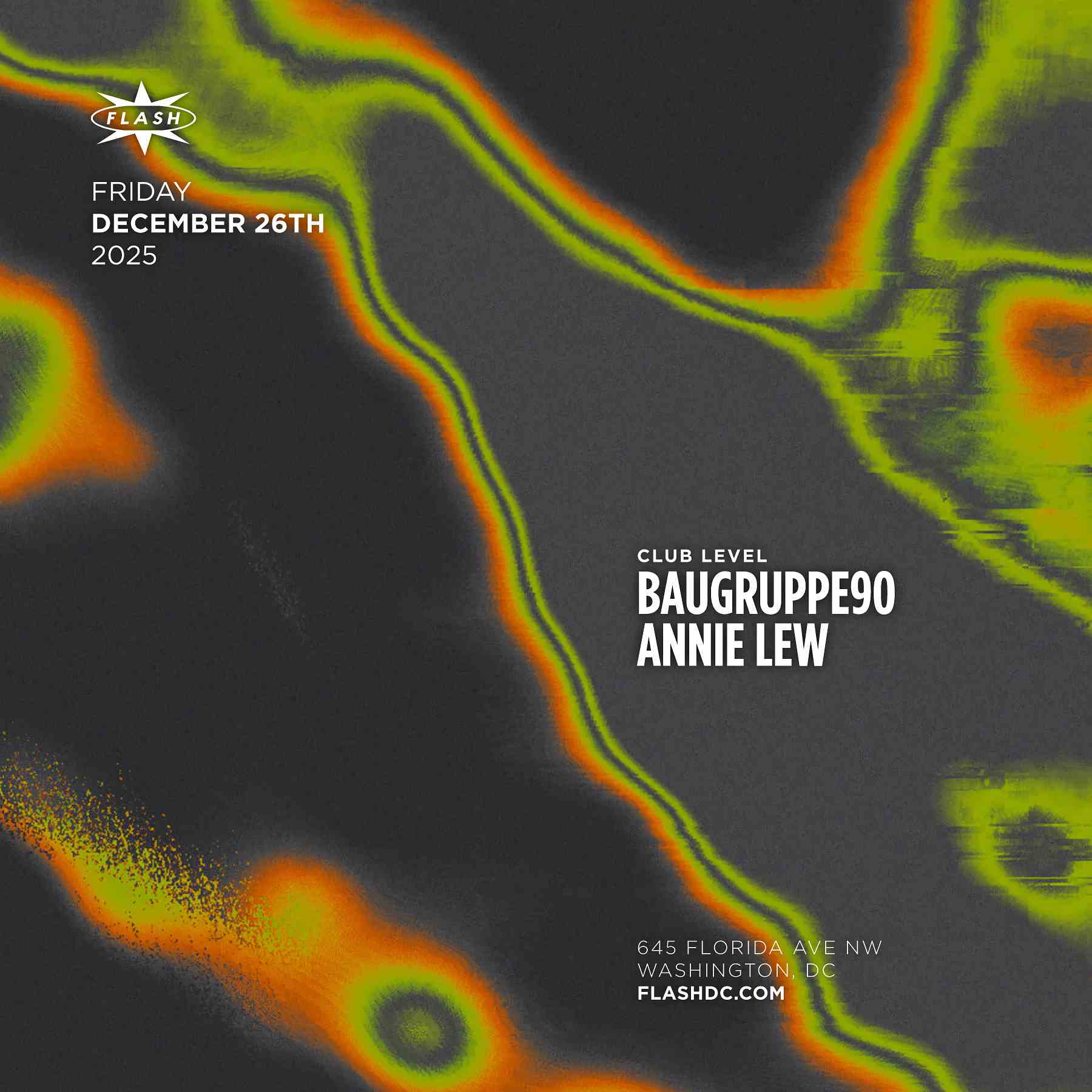 BAUGRUPPE90 event flyer