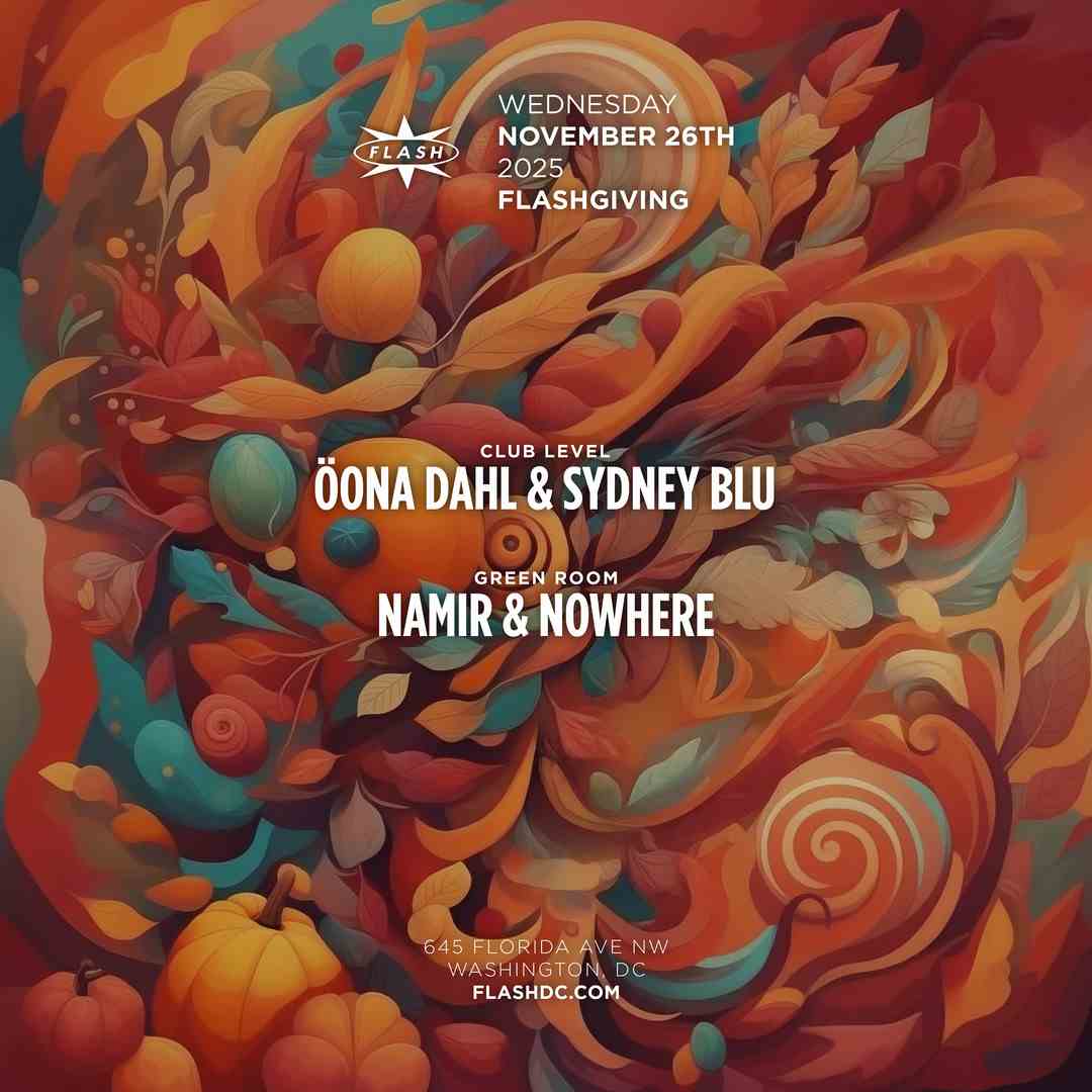 FlashGiving: Öona Dahl - Sydney Blu event flyer