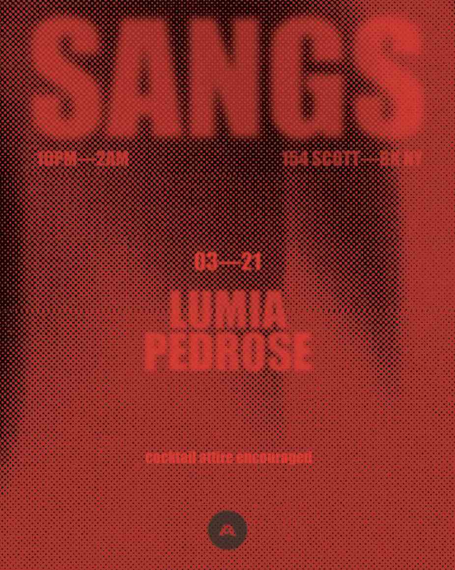 Lumia x Pedrose event flyer
