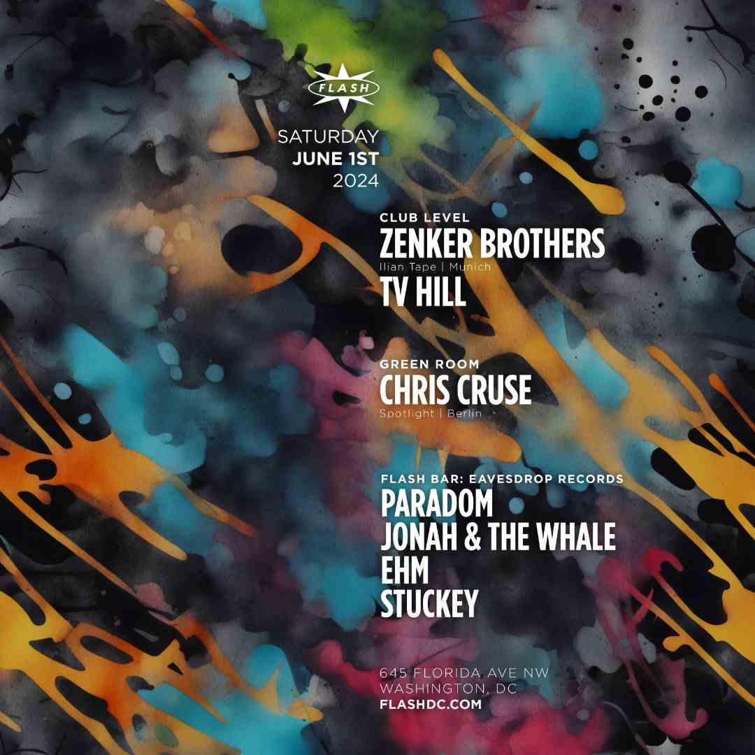Zenker Brothers - Chris Cruse event flyer