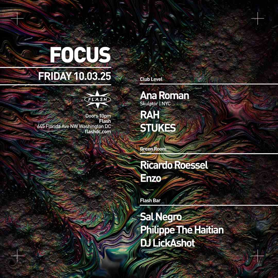 FOCUS: Ana Roman event flyer