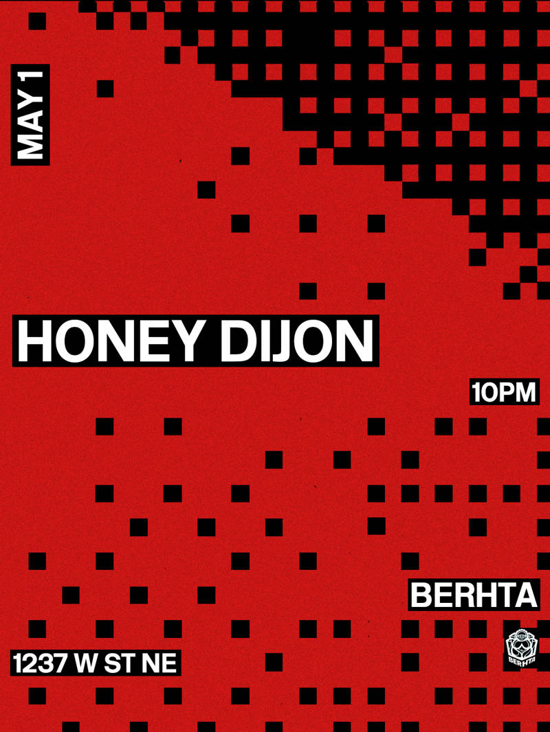 Honey Dijon event flyer