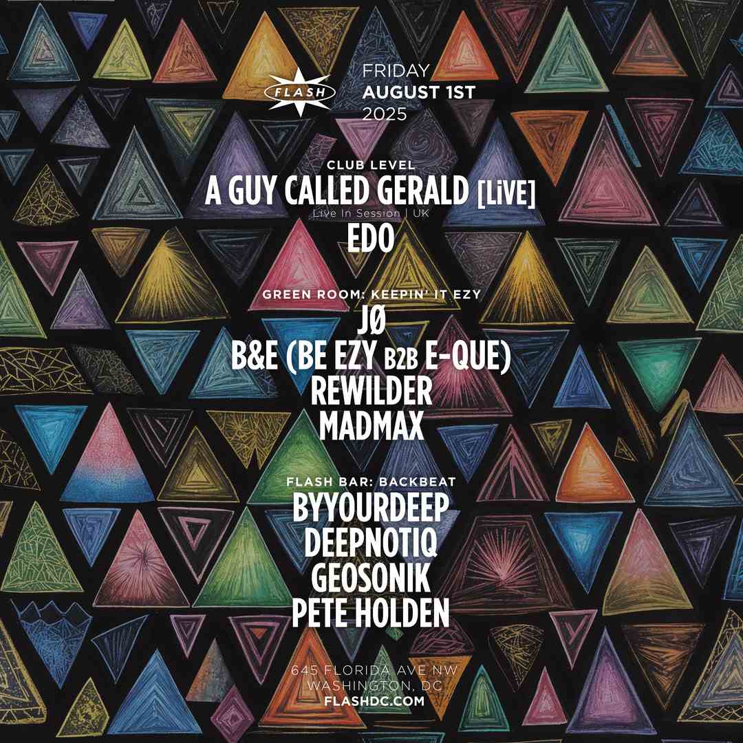 A Guy Called Gerald [LiVE] event flyer
