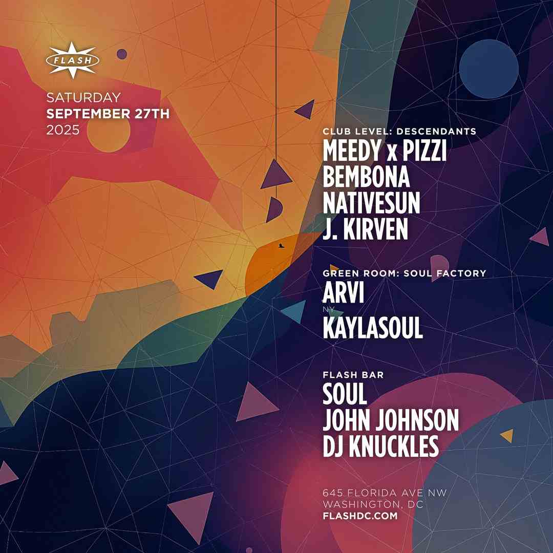 Descendants: An Afrohouse Experience event flyer