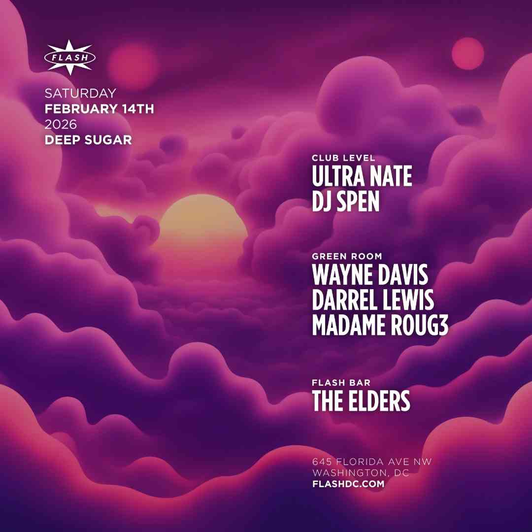 Deep Sugar: Ultra Naté - DJ Spen event flyer