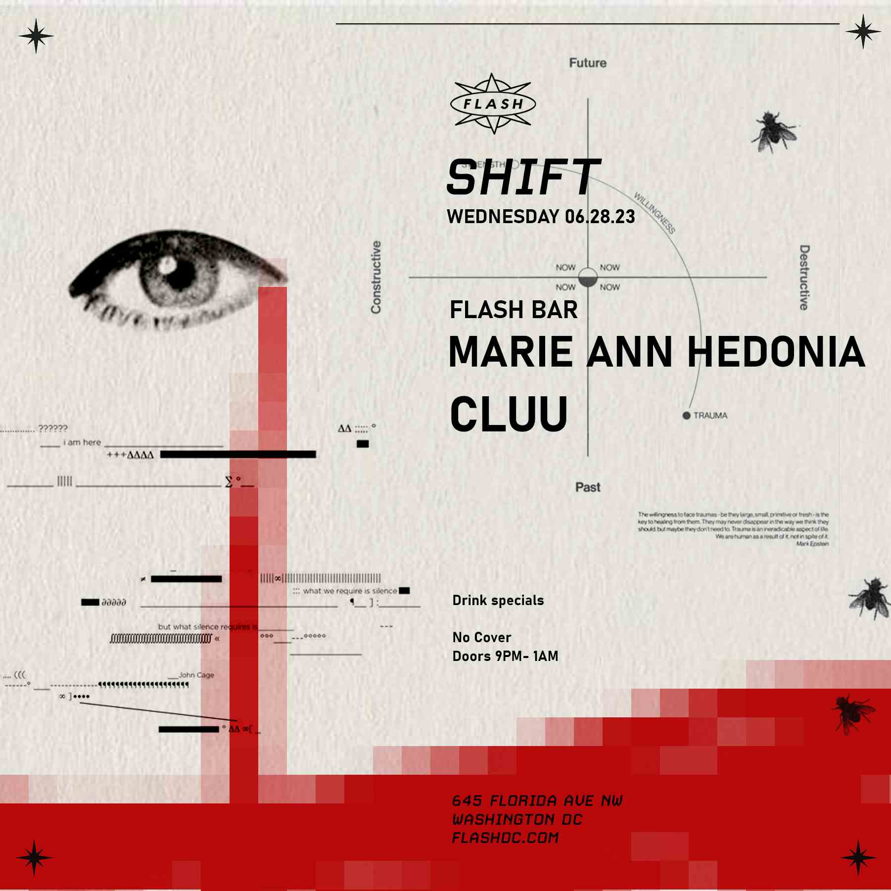 SHIFT: Marie Ann Hedonia [LiVE Modular Performance] - Cluu event flyer