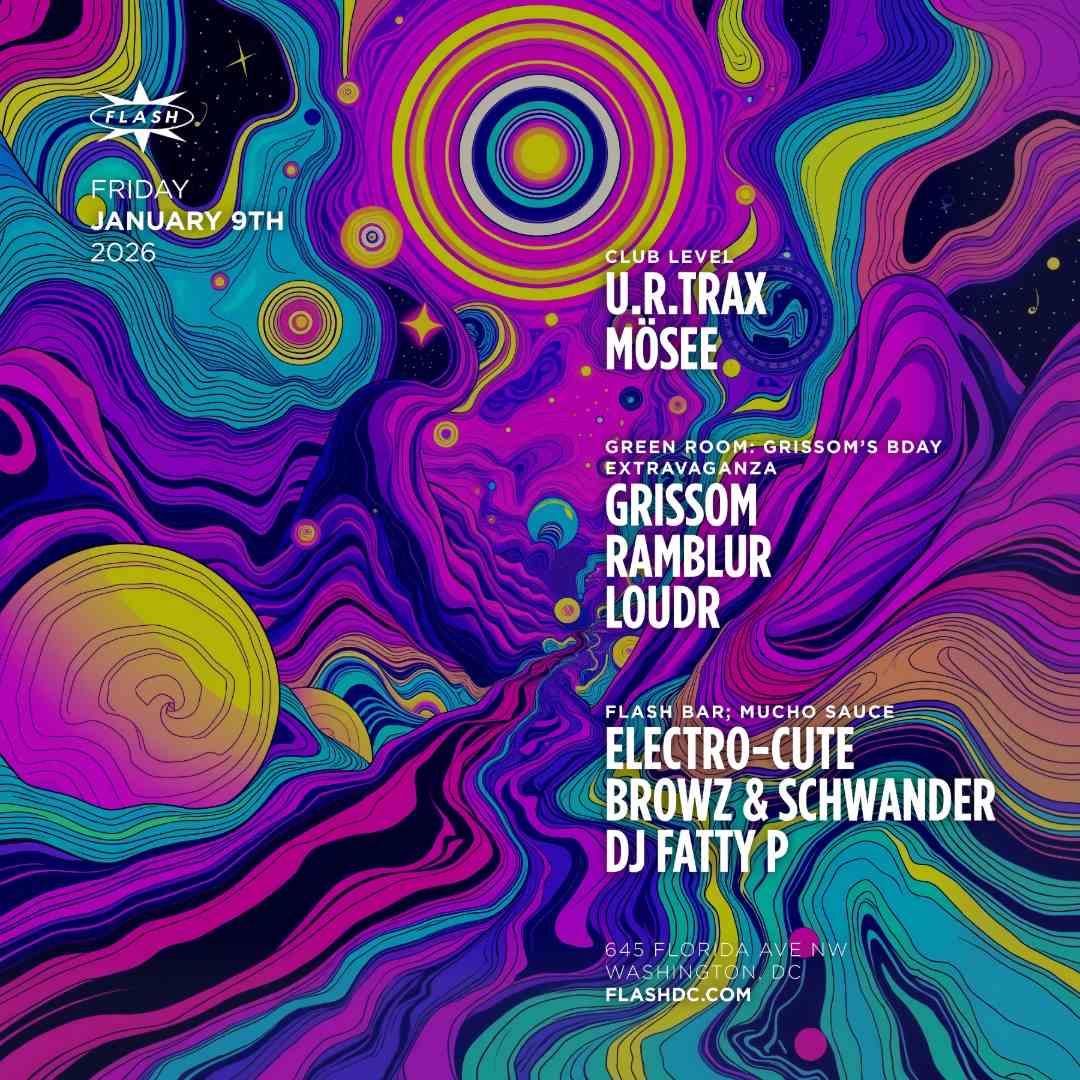 u.r.trax event flyer